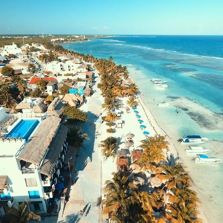 Hotel Blue Reef frente al mar Mahahual Esterno foto