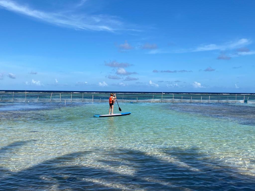 Hotel Blue Reef frente al mar Mahahual Esterno foto