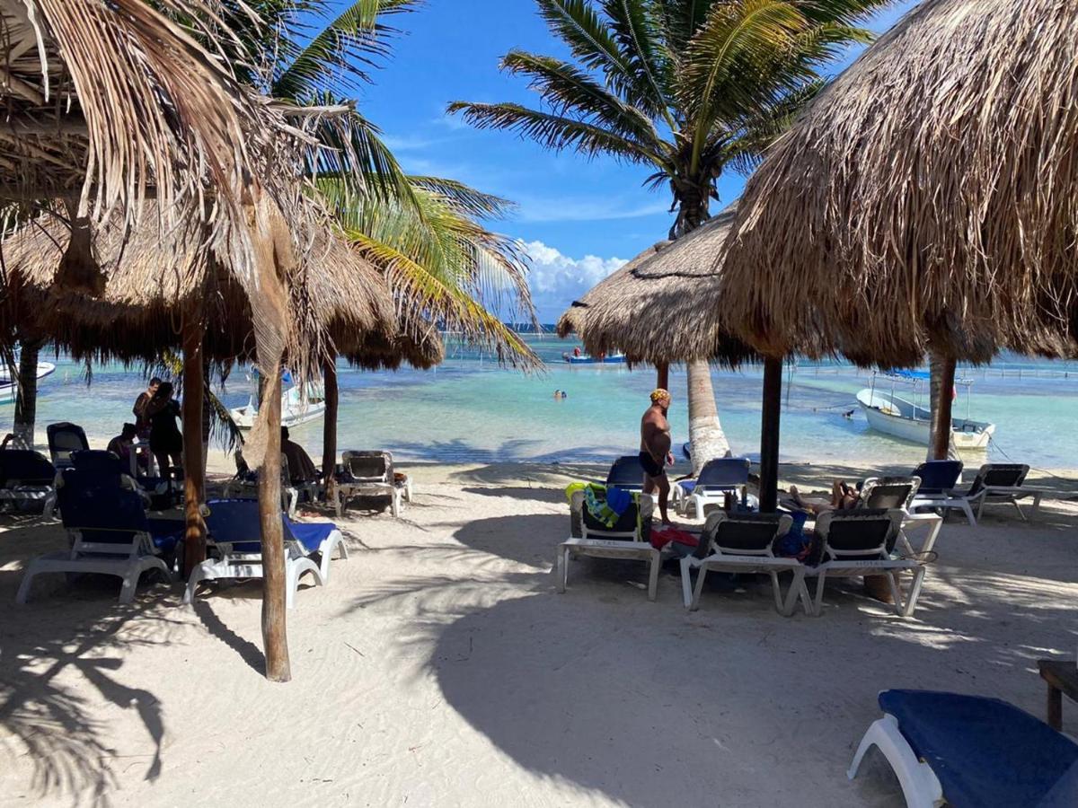 Hotel Blue Reef frente al mar Mahahual Esterno foto