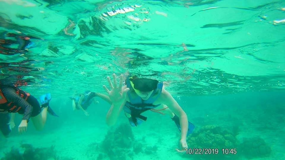 Hotel Blue Reef frente al mar Mahahual Esterno foto