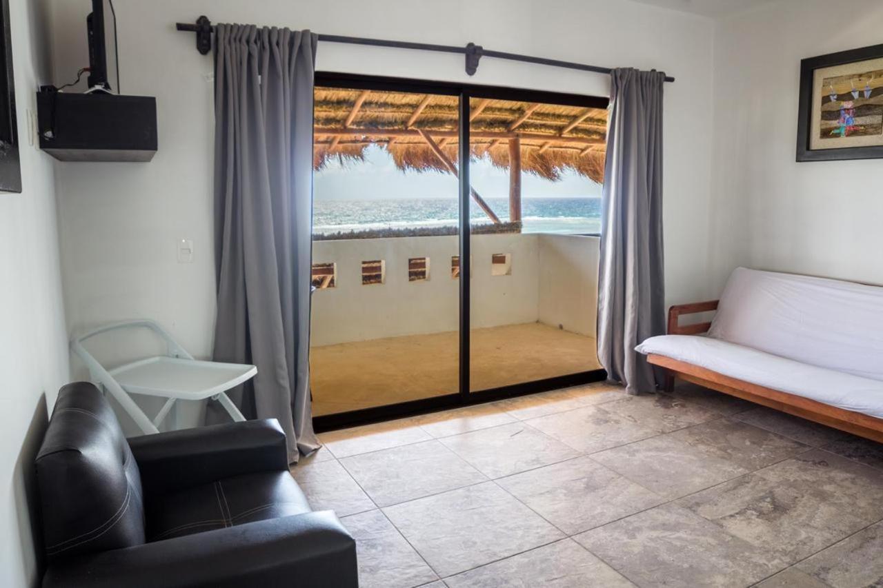 Hotel Blue Reef frente al mar Mahahual Esterno foto