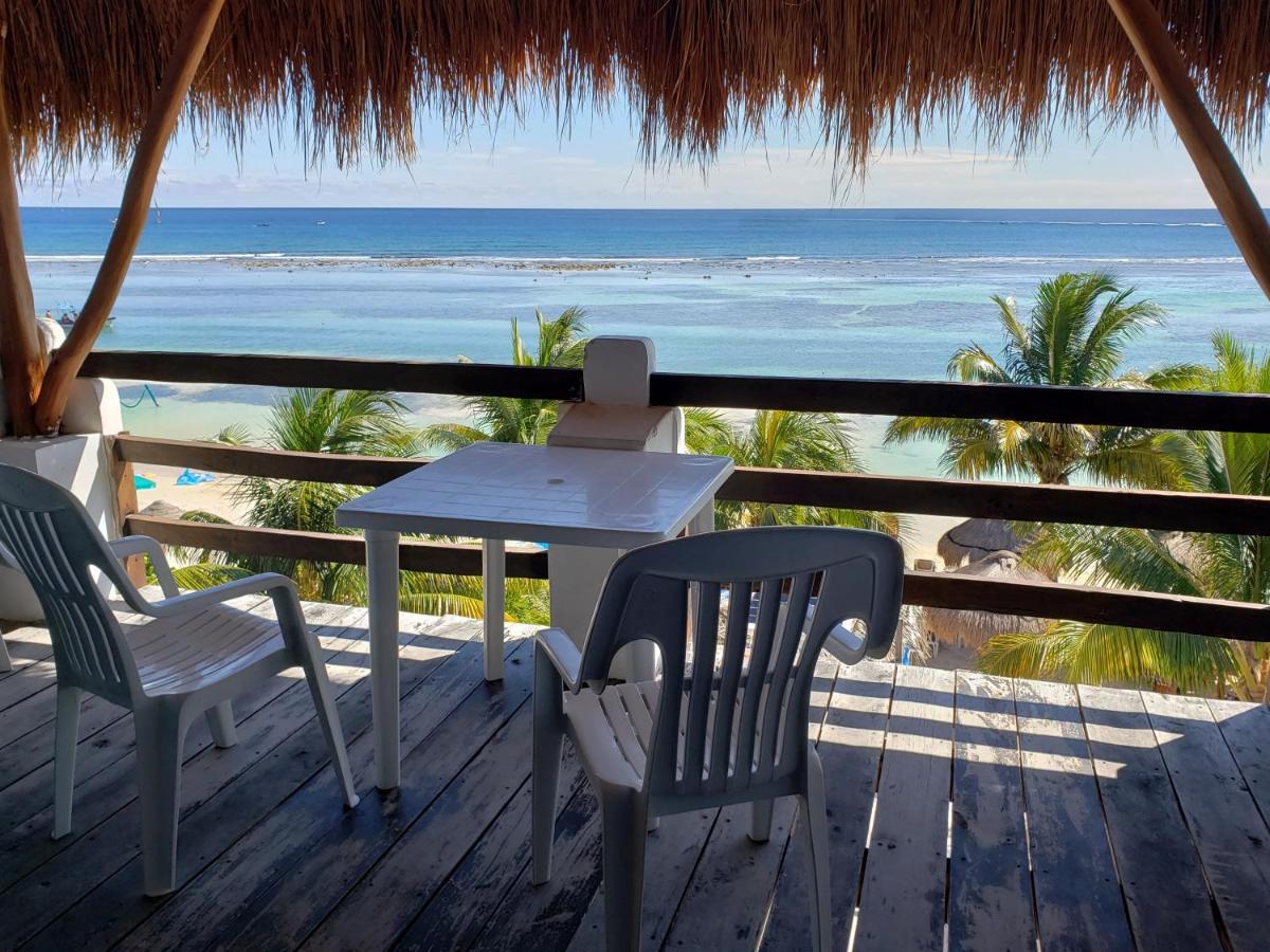 Hotel Blue Reef frente al mar Mahahual Esterno foto