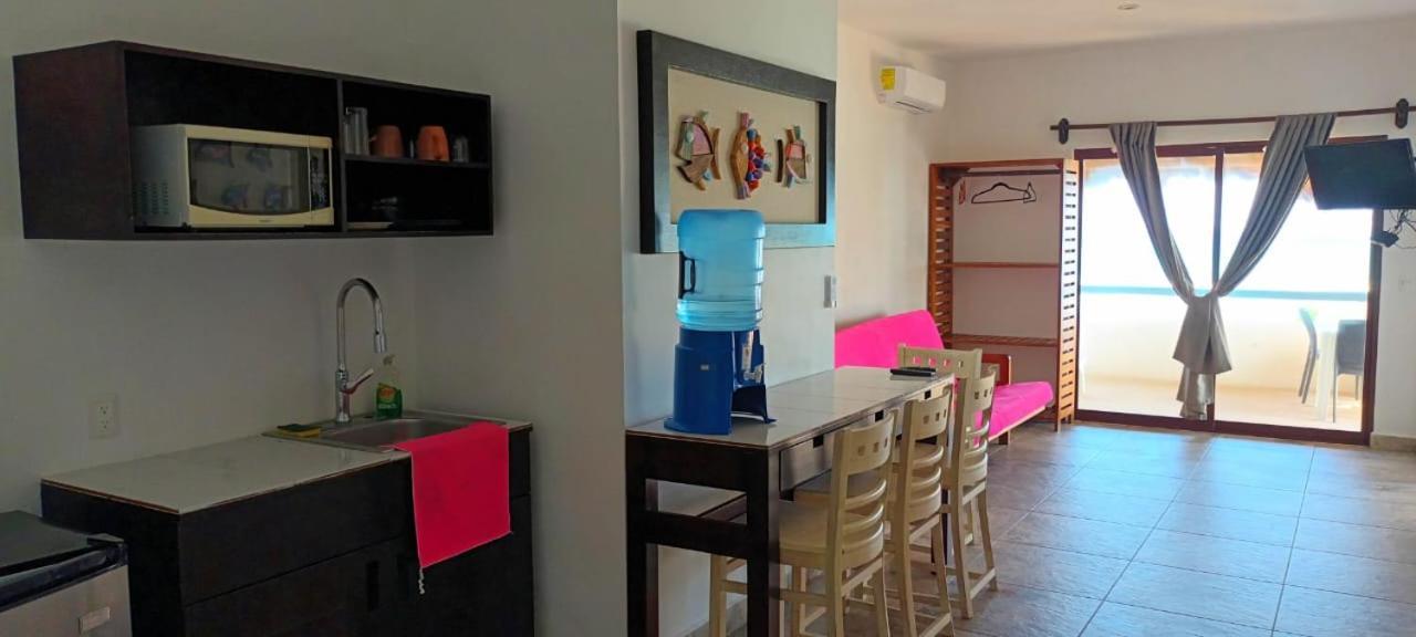 Hotel Blue Reef frente al mar Mahahual Esterno foto