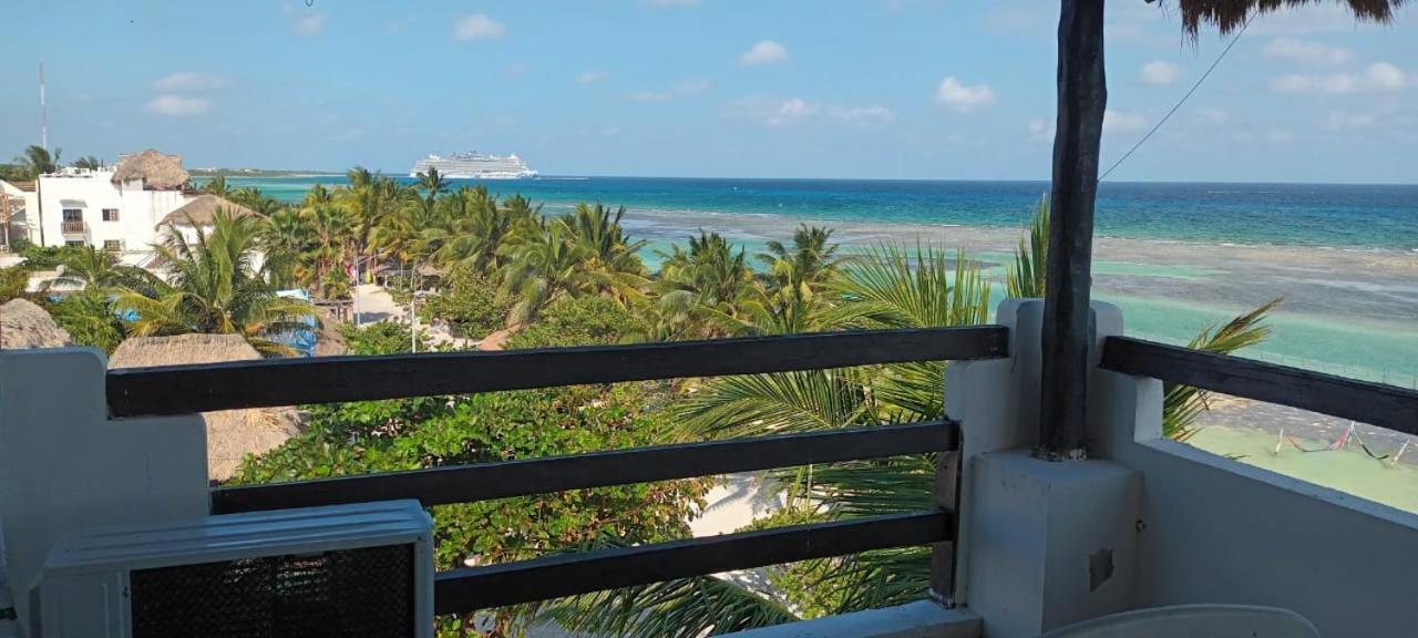 Hotel Blue Reef frente al mar Mahahual Esterno foto